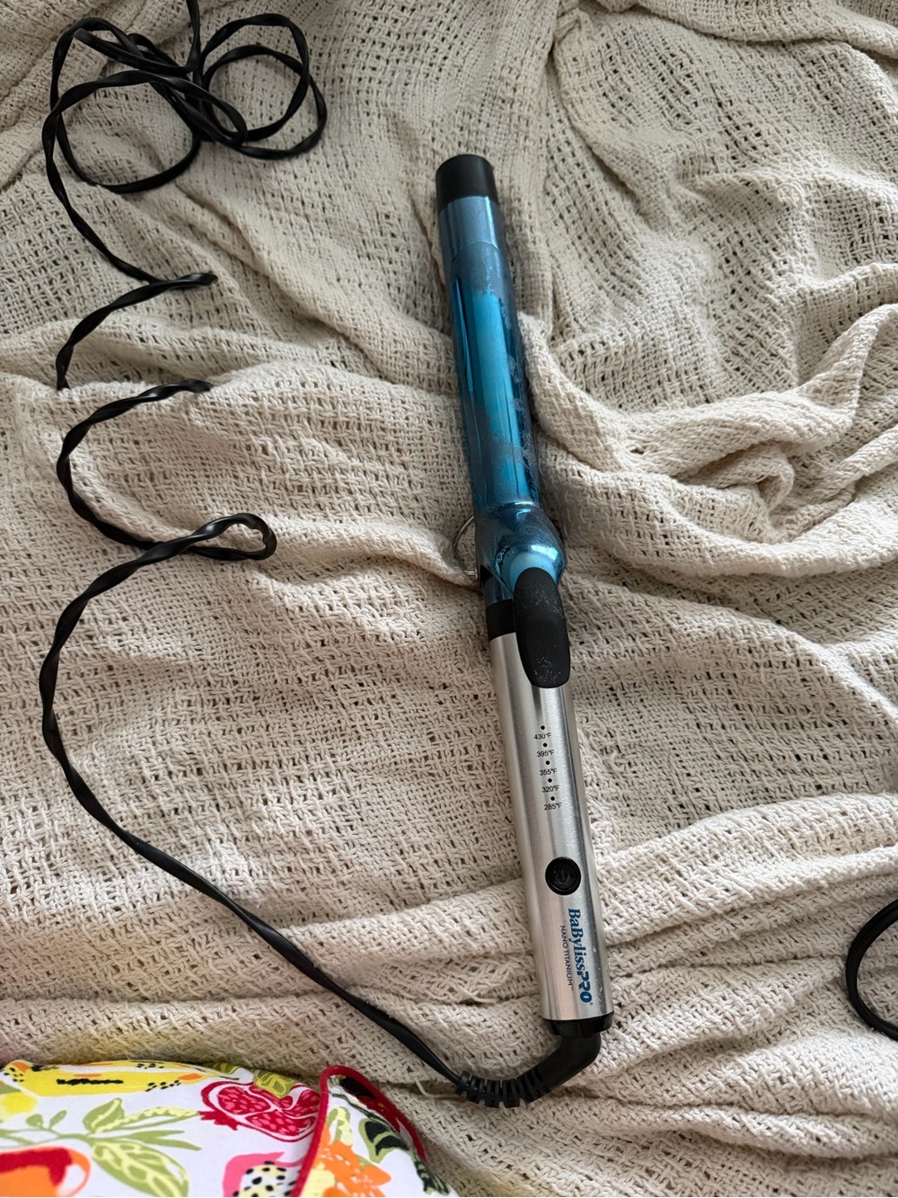 BaBylissPRO Metallic Blue Curling Iron